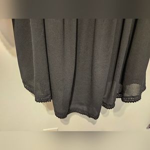 Black torrid dress with frill on sleeve